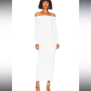 Natalie Rolt Savannah Dress In White Sz2/ M